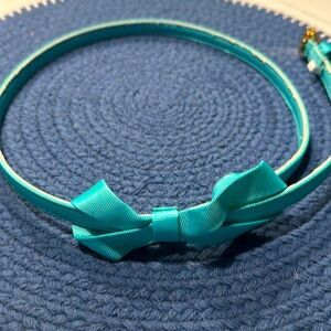 Lilly Pulitzer aqua belt